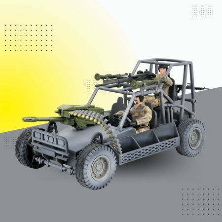 Click N' Play Military Desert Patrol Vehicle