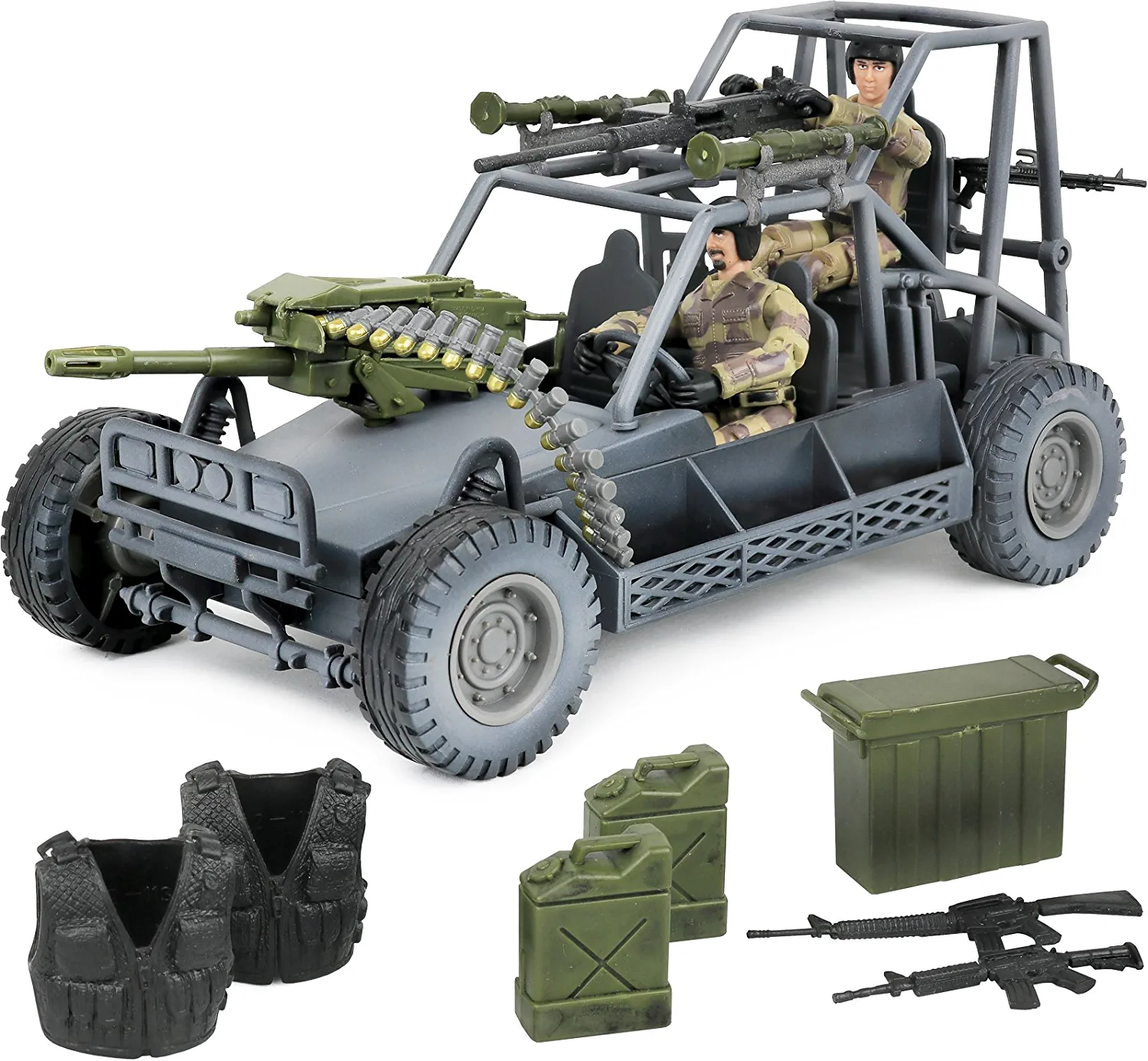 Click N' Play Military Desert Patrol Vehicle
